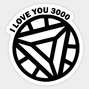 i love you 3000 Sticker